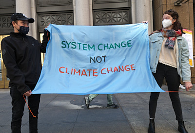 Climate Activists Occupy Wells Fargo Global Headquarters:April 25, 2022